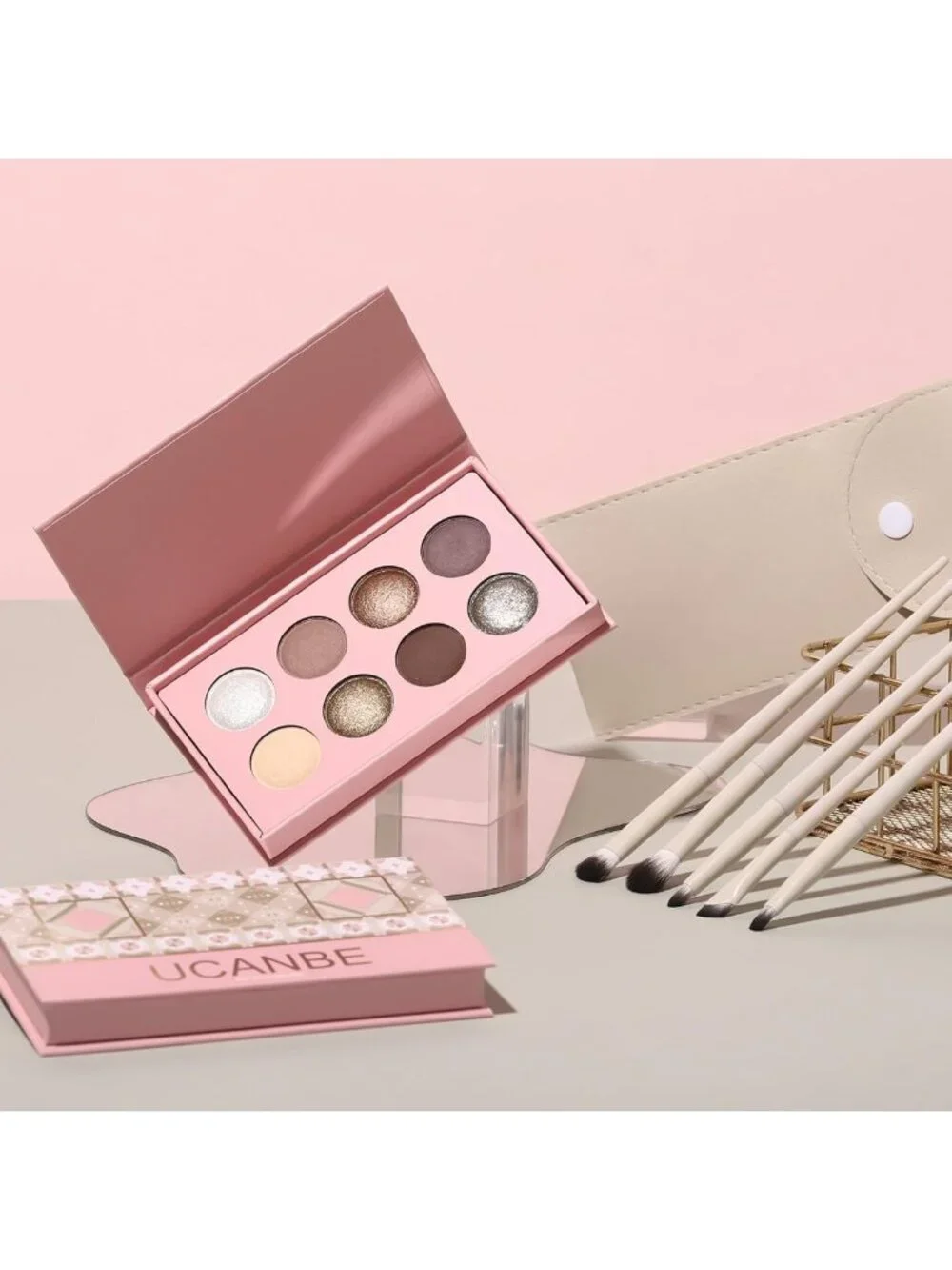 High Pigment Matte & Shimmer Eyeshadow Palette - Soft Blendable, Long-Lasting